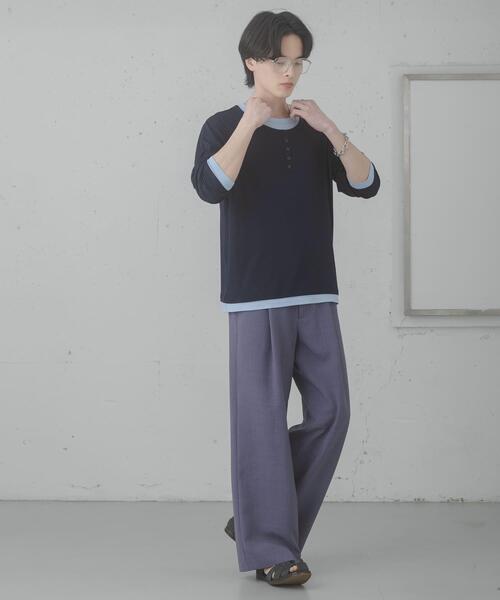 Naptime. フェイクレイヤードLONG T-SHIRTS- +ショッパー Nissy Naptime フェイクレイヤードLONG T-SHIRTS 【公式通販】