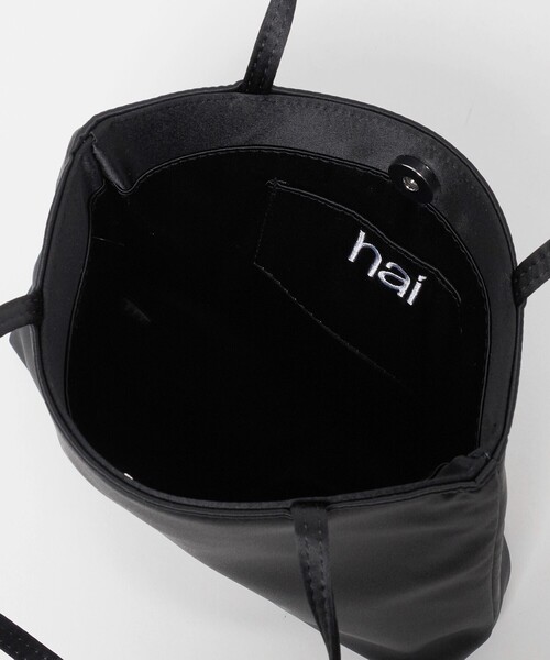 hai(ハイ)の「<hai>STN Bobbie バッグ(トートバッグ・レディース・ブラック・FREE)」の7枚目の写真