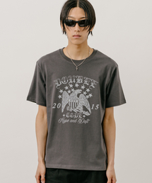イーグルエンブレムTシャツ_チャコール