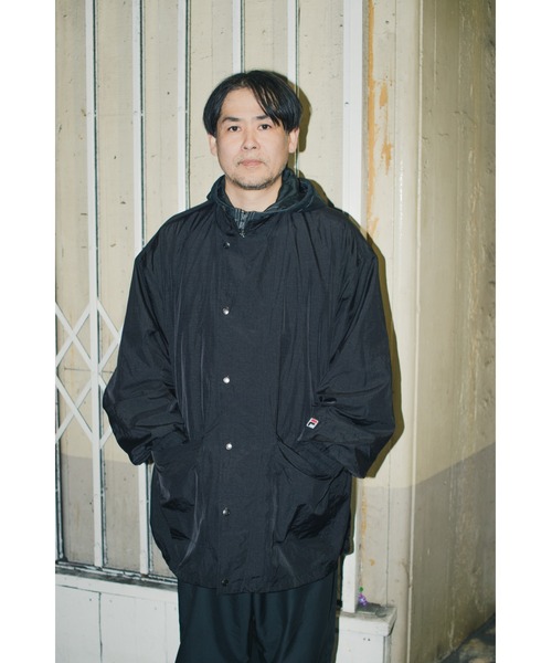 FILA（フィラ）の「NYLON JACKET（ナイロンジャケット・レディース・ネイビー/ブラック・S/L/M）」の5枚目の写真