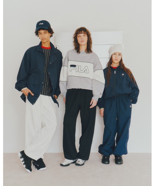 FILA（フィラ）の「NYLON JACKET（ナイロンジャケット・レディース・ネイビー/ブラック・S/L/M）」の10枚目の写真