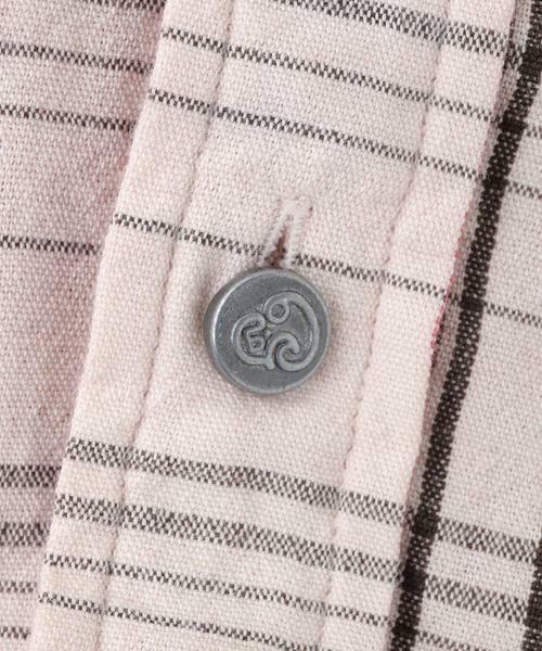 JOURNAL STANDARD(ジャーナルスタンダード)の「ORIGINAL MADRAS / オリジナルマドラス TWIN FLAP POCKET BD SHIRT(シャツ/ブラウス・メンズ・ピンク・LARGE/MEDIUM)」の3枚目の写真