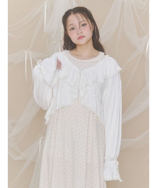 merry jenny(メリージェニー)の「フラワードットサーマルワンピース(ワンピース・レディース・レッド/ピンク・FREE)」の15枚目の写真