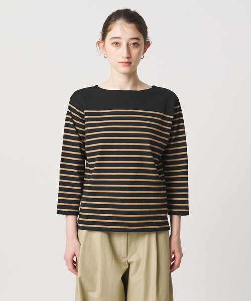 TICCA(ティッカ)の「【別注】<TICCA>ボーダー バック レースアップ カットソー ‐united LOVE project 2026(Tシャツ/カットソー・レディース・ブラック・FREE)」の7枚目の写真