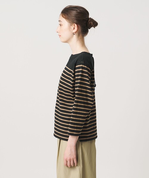 TICCA(ティッカ)の「【別注】<TICCA>ボーダー バック レースアップ カットソー ‐united LOVE project 2026(Tシャツ/カットソー・レディース・ブラック・FREE)」の8枚目の写真
