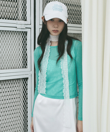[ESSENTIAL] WOOL TENCEL TEE_GREEN