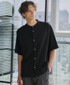 MUJI Labo〕紳士 和紙混ドビー織り 半袖シャツ（シャツ/ブラウス