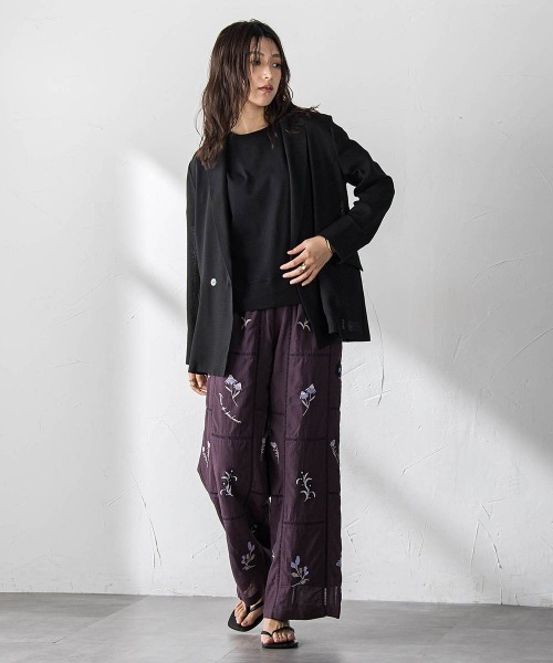 MAYSON GREY(メイソングレイ)の「ヴィンテージメッシュダブルブレストジャケット(その他アウター・レディース・キャメル/ブラック/オフホワイト・M)」の21枚目の写真