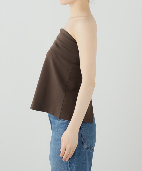 CLOSED(クローズド)の「CLOSED/クローズド Peplontop(Tシャツ/カットソー・レディース・ブラウン・SMALL)」の7枚目の写真
