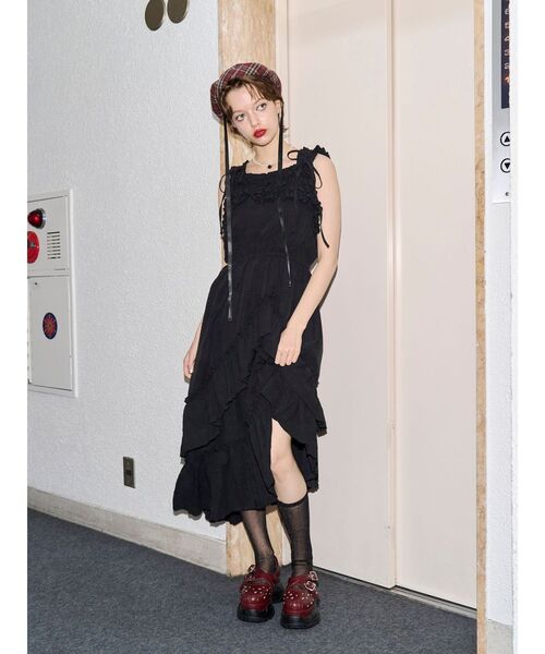 jouetie(ジュエティ)の「スニーカーソールスタッズシューズ(サンダル・レディース・ブラック/カーキ/ボルドー・SMALL/MEDIUM/LARGE)」の21枚目の写真