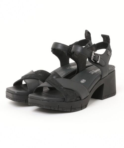 inter-chaussures(インターショシュール)の「【bussola】アンクルストラップヒールサンダル (95703U)(サンダル・レディース・ブラック系その他/ベージュ系その他/ホワイト系その他・37/36/38)」の2枚目の写真