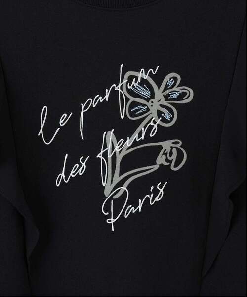 pom ponette junior(ポンポネットジュニア)の「【130cmあり】【UVカット・遮熱・接触冷感】ラッフルグラフィックTシャツ(Tシャツ/カットソー・キッズ・ブラック/アイボリー・L:160cm/S:140cm/LL(165cm)/M:150cm/130cm)」の5枚目の写真