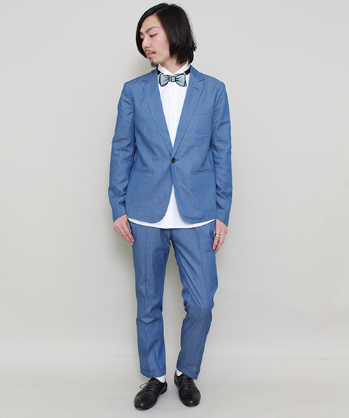 Lui's（ルイス）の「Lui's(ルイス) デニムジャケット（テーラードジャケット・メンズ・インディゴブルー/ブルー・LARGE/SMALL/MEDIUM）」の10枚目の写真