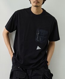 and wander | 【and wander/アンドワンダー】pocket T(Tシャツ/カットソー)