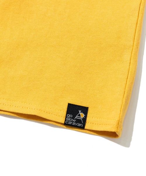 go slow caravan（ゴースローキャラバン）の「USA/C スクエアLOGO バックプリント TEE【KIDS】（Tシャツ/カットソー・キッズ・アイボリー/イエロー・140cm/120cm/100cm）」の6枚目の写真