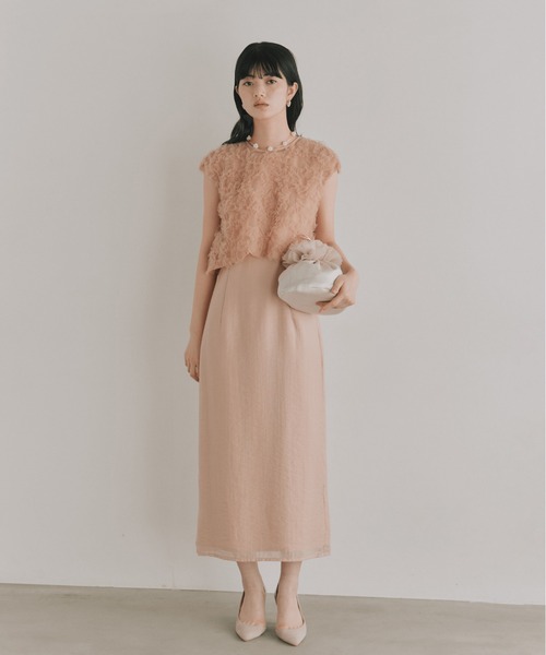 kaene（カエン）の「ミニパールハートピアス（ピアス（両耳用）・レディース・オフホワイト・FREE）」の2枚目の写真