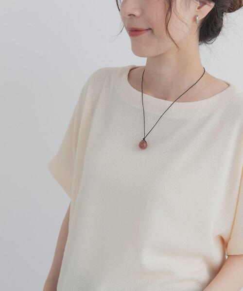 URBAN RESEARCH DOORS(アーバンリサーチドアーズ)の「ラフインレイ袖タックプルオーバー(Tシャツ/カットソー・レディース・ブルー/ナチュラル/キャメル・FREE)」の8枚目の写真