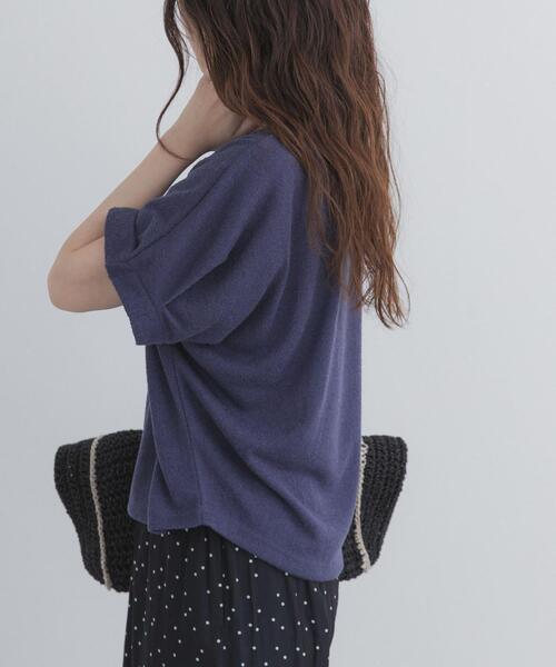 URBAN RESEARCH DOORS(アーバンリサーチドアーズ)の「ラフインレイ袖タックプルオーバー(Tシャツ/カットソー・レディース・ブルー/ナチュラル/キャメル・FREE)」の15枚目の写真