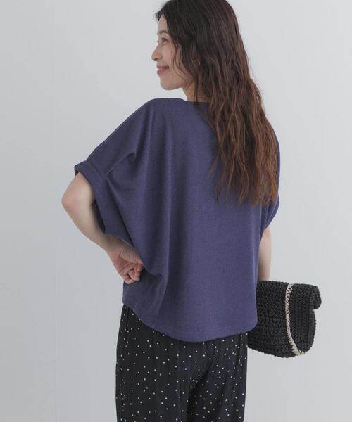URBAN RESEARCH DOORS(アーバンリサーチドアーズ)の「ラフインレイ袖タックプルオーバー(Tシャツ/カットソー・レディース・ブルー/ナチュラル/キャメル・FREE)」の16枚目の写真
