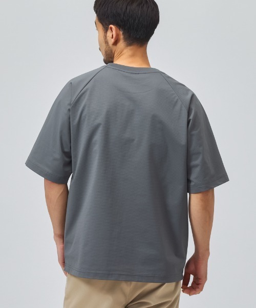 NEW BALANCE（ニューバランス）の「【別注】ニューバランス New Balance ファンクションクループルオーバー 限定コラボ（Tシャツ/カットソー・メンズ・ブラック/グレー/ブルー・LL/3L/S/M/L）」の13枚目の写真