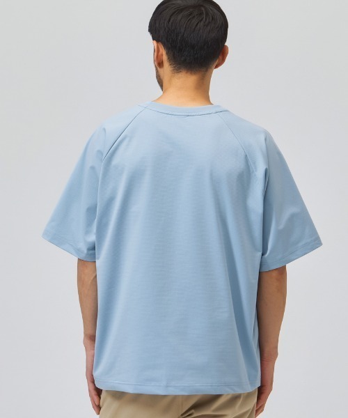 NEW BALANCE（ニューバランス）の「【別注】ニューバランス New Balance ファンクションクループルオーバー 限定コラボ（Tシャツ/カットソー・メンズ・ブラック/グレー/ブルー・LL/3L/S/M/L）」の7枚目の写真