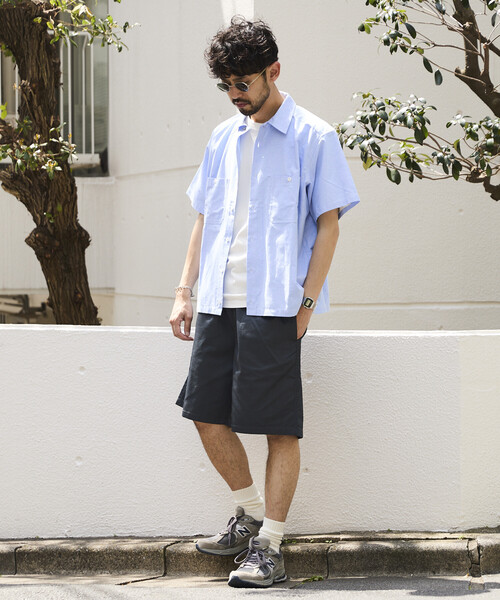 RED KAP(レッドキャップ)の「RED KAP/レッドキャップ RED KAP × FREAK'S STORE / レッドキャップ 別注 ツイル シェフ イージーショーツ(その他パンツ・メンズ・レオパード/チャコールグレー/ダークグレー/ブラック/オリーブ/ベージュ・SMALL/MEDIUM/LARGE)」の16枚目の写真