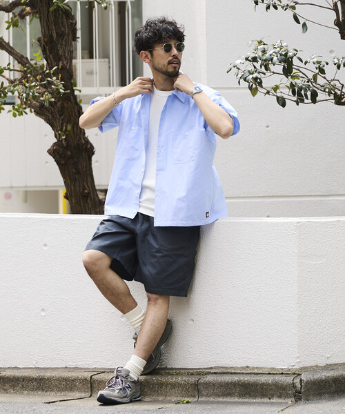 RED KAP(レッドキャップ)の「RED KAP/レッドキャップ RED KAP × FREAK'S STORE / レッドキャップ 別注 ツイル シェフ イージーショーツ(その他パンツ・メンズ・レオパード/チャコールグレー/ダークグレー/ブラック/オリーブ/ベージュ・SMALL/MEDIUM/LARGE)」の17枚目の写真