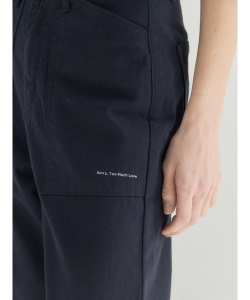 Sorry,Too Much Love（ソーリートゥーマッチラブ）の「Carpenter Pocket Cotton Trousers_Navy（その他パンツ・レディース・その他・FREE）」の3枚目の写真