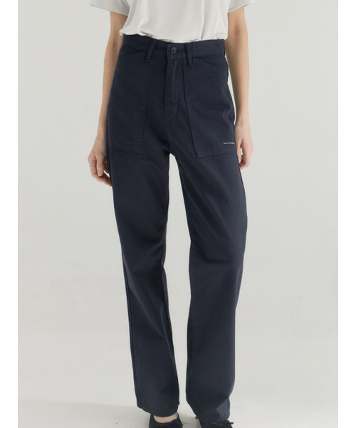 Sorry,Too Much Love（ソーリートゥーマッチラブ）の「Carpenter Pocket Cotton Trousers_Navy（その他パンツ・レディース・その他・FREE）」の5枚目の写真