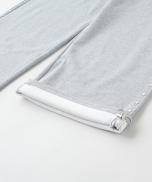 AFB(エーエフビー)の「AFB / エーエフビー STUDDED BAGGY SWEAT PANTS(スウェットパンツ・メンズ・ブラック/グレー・MEDIUM/LARGE)」の7枚目の写真