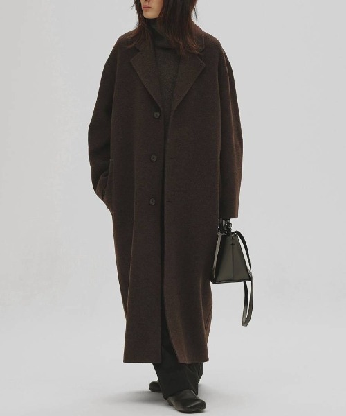 TODAYFUL(トゥデイフル)の「【TODAYFUL/トゥデイフル】Wool Over Coat/ウールオーバーコート(その他アウター・レディース・ダークブラウン/ブラック/チャコールグレー・38/36)」の3枚目の写真