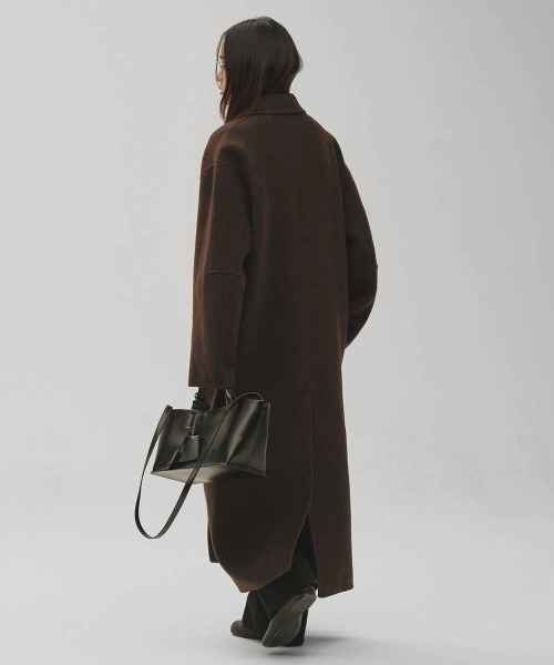 TODAYFUL(トゥデイフル)の「【TODAYFUL/トゥデイフル】Wool Over Coat/ウールオーバーコート(その他アウター・レディース・ダークブラウン/ブラック/チャコールグレー・38/36)」の5枚目の写真