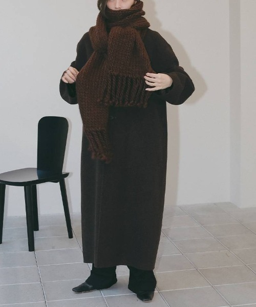 TODAYFUL(トゥデイフル)の「【TODAYFUL/トゥデイフル】Wool Over Coat/ウールオーバーコート(その他アウター・レディース・ダークブラウン/ブラック/チャコールグレー・38/36)」の19枚目の写真