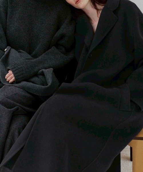 TODAYFUL(トゥデイフル)の「【TODAYFUL/トゥデイフル】Wool Over Coat/ウールオーバーコート(その他アウター・レディース・ダークブラウン/ブラック/チャコールグレー・38/36)」の11枚目の写真