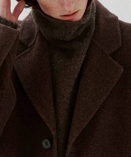 TODAYFUL(トゥデイフル)の「【TODAYFUL/トゥデイフル】Wool Over Coat/ウールオーバーコート(その他アウター・レディース・ダークブラウン/ブラック/チャコールグレー・38/36)」の6枚目の写真