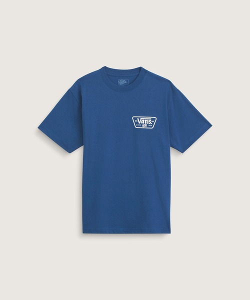 VANS（バンズ）の「ニューパッチ Tシャツ / Knu Patch SS Tee True Navy VN000WU85TU1（Tシャツ/カットソー・メンズ・ネイビー・LARGE/MEDIUM/X-LARGE/SMALL）」の5枚目の写真