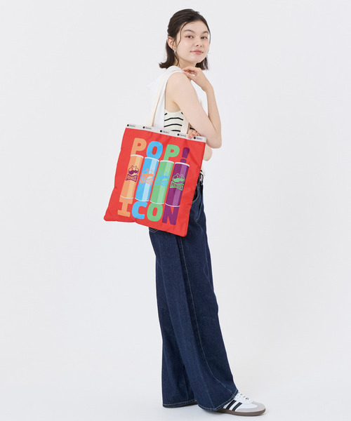 LeSportsac(レスポートサック)の「【LeSportsac×Pringles】GRAND EMERALD TOTE プリングルズポップアイコントート(トートバッグ・レディース・レッド・FREE)」の3枚目の写真