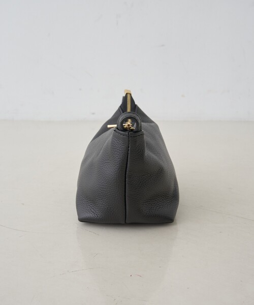 AULENTTI(オウレンティ)の「【AULENTTI/オウレンティ】ワンハンドル レザーハンドバッグ/ポーチバッグ(ハンドバッグ・レディース・モカ/ブラック・フリー)」の9枚目の写真