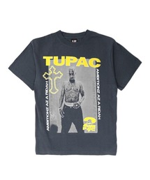 【giant Vintage】TUPAC COLLAGE AMBITIONZ / ネイビー [31781947]