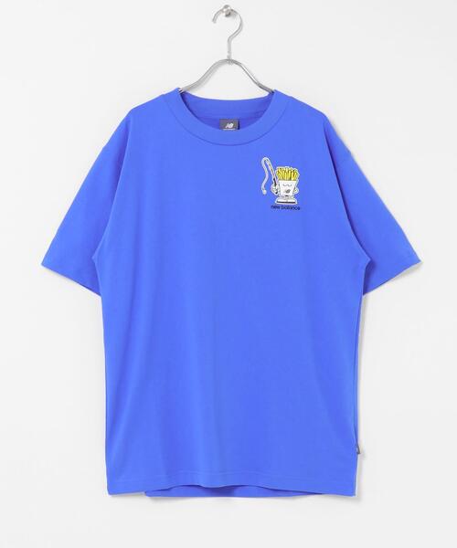 NEW BALANCE(ニューバランス)の「NEW BALANCE フィッシュアンドチップスTシャツ(Tシャツ/カットソー・メンズ・ブルー/ホワイト・LARGE/MEDIUM)」の10枚目の写真