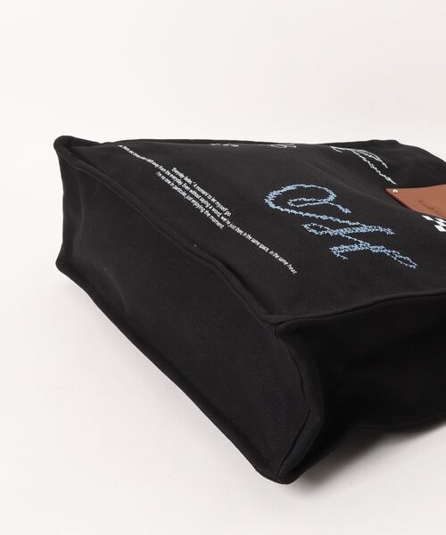 Knuth Marf（クヌースマーフ）の「Knuth Marf graphic canvas tote（トートバッグ・レディース・ブラック/オフホワイト・FREE）」の16枚目の写真