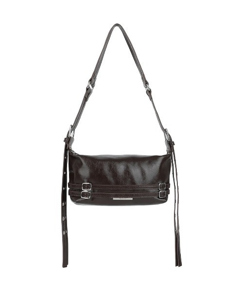 as you are(アズユーアー)の「◇ASYOUARE◇ブランド直輸入正規品/BELTED MINI SHOULDER BAG ベルト付きミニショルダーバッグ(ショルダーバッグ・レディース・ブラック/バーガンディー/ブラウン・FREE)」の14枚目の写真