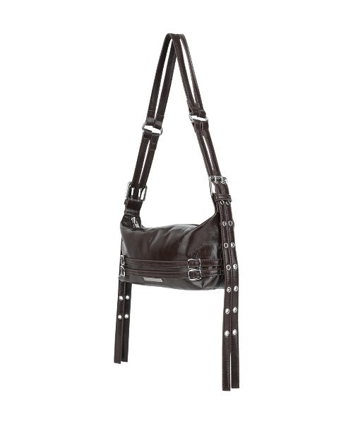 as you are(アズユーアー)の「◇ASYOUARE◇ブランド直輸入正規品/BELTED MINI SHOULDER BAG ベルト付きミニショルダーバッグ(ショルダーバッグ・レディース・ブラック/バーガンディー/ブラウン・FREE)」の13枚目の写真