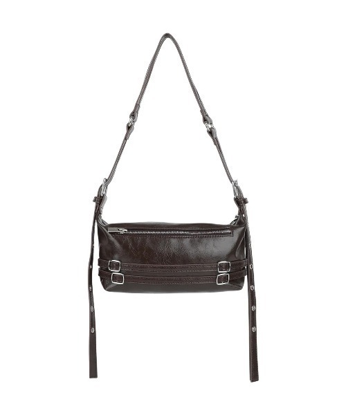 as you are(アズユーアー)の「◇ASYOUARE◇ブランド直輸入正規品/BELTED MINI SHOULDER BAG ベルト付きミニショルダーバッグ(ショルダーバッグ・レディース・ブラック/バーガンディー/ブラウン・FREE)」の12枚目の写真