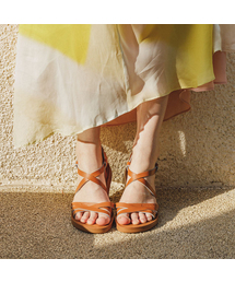 JESUS SANDAL Negev 牛革ストラップサンダル2cm -JOW108 (4カラー)