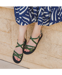 JESUS SANDAL Negev 牛革ストラップサンダル2cm -JOW108 (4カラー)