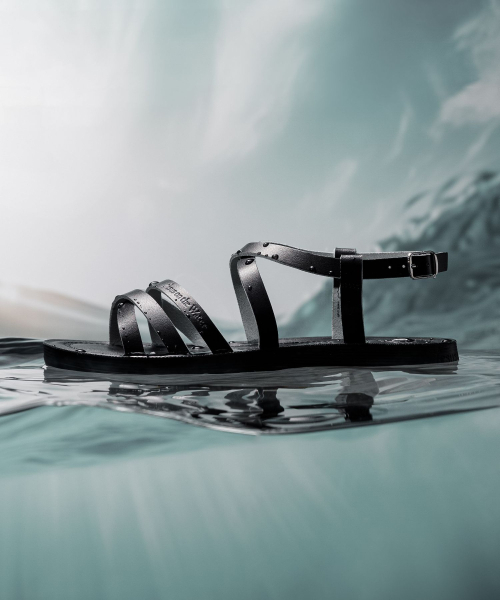 JESUS ON THE WATER（ジーザスオンザウォーター）の「JESUS SANDAL Negev 牛革ストラップサンダル2cm -JOW108 (4カラー)（サンダル・レディース・グリーン/キャメル/ブラック/アイボリー・23cm/23.5cm/24cm/24.5cm/25cm/25.5cm）」の11枚目の写真