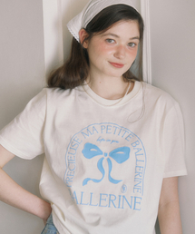 バレリーナTシャツ - クリーム