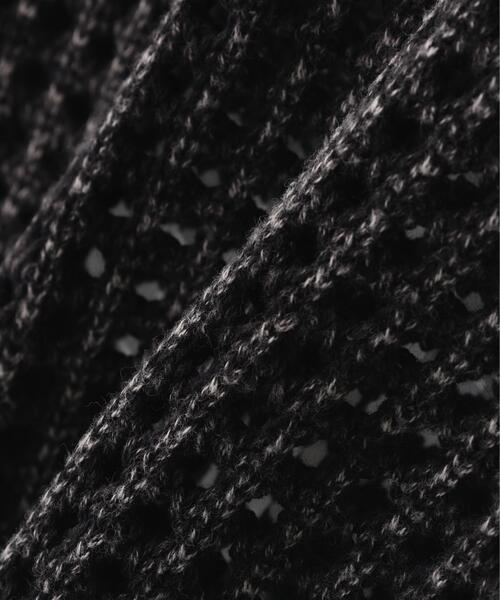 DANKE SCHON(ダンケシェーン)の「DankeSchon/ダンケシェーン/PIGMENT DAMAGE MESH CARDIGAN(カーディガン/ボレロ・メンズ・ブラック系その他・M/L)」の7枚目の写真
