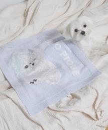 gelato pique | 【CAT&DOG】マルチーズ柄ブランケット(その他ペットグッズ)